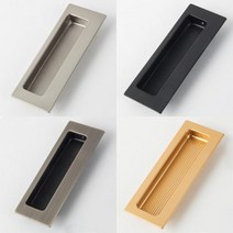 슬라이딩도어 미닫이 매입손잡이 사각골오목이, 3.사각골매입오목이5AB엔틱브론즈42x115