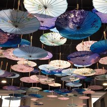 우산 양산 인테리어 천정 쇼핑몰 예술 미술 포토존, 일본식 스타일 70cmㅡ1개, 1개