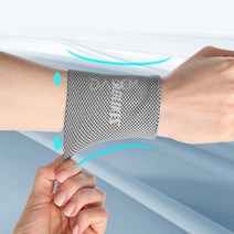 스포츠 헬스 손목 압박 아대 통기성 소프트 쿨링 남자 여자 쿨 타올 손목 보호대, 블루