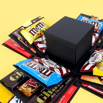 서프라이즈 폭발 선물상자 발렌타인데이 초코렛 과자 상자, 핑크, 무지(문구없음)