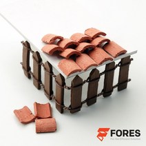 디오라마 만들기 건축 모형재료 기왓장 모형기와 15p