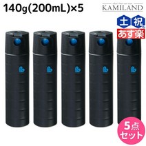 아리미노 피스 프리즈 킵 스프레이 블랙 140g 200mL x 5개 세트 미용실 살롱 전매품, 단일 옵션개