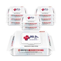 BC 휴대용 손소독물티슈 에티케어 60매입X9팩, 9팩 1박스