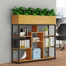 노르딕 아일랜드 낮은 가벽 파티션 수납 수납장 분할 방나누기 나무 침실 안방 신발장 거실, 길이120폭29높이110 검정프레임+소나무색함