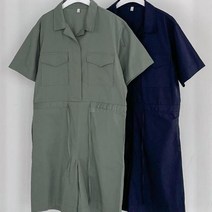 옷자락 [옷자락] 여자 봄여름 스트릿 캐주얼 반팔 점프수트