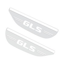 자동차 보조미러 사이드 광각 와이드미러 메르세데스 벤츠 gls 2pieces 유연한 pvc 백미러 비 눈썹 보호대 커버 바이저 그늘 방패 액세서리, GL을 위해