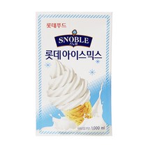 롯데 스노블 아이스믹스 1000ml X 10개/아이스크림, 1개입, 10개