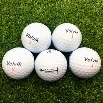 볼빅 마그마 화이트 3피스 4피스 A-급 로스트볼 30알 필드용 물로만 세척 로스트볼 창고 샵