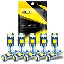 LED경광등 경광봉 신호봉 주차스토퍼 Aileo 10pcs 높은 밝은 t5 w1.2w w3w led 에어컨 버튼 조명 계기 조명 대시 보드 경고 표시기 버튼 5, t5 w3w, 초록