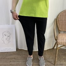 굿데이마이트 남녀공용 쫀득한스판 냉동고 9부 슬랙스바지