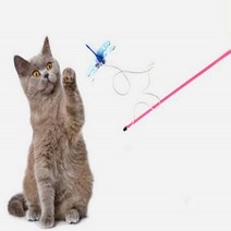 [뉴굿]카샤카샤 고양이 낚시대 4종 택1, 깃털