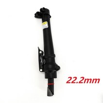 전기 자전거 접이식 스템 더블 섹션 부품 25.4mm 22.2mm 포크 텔레스코픽 수리, 01 22.2mm
