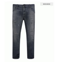 버커루 특가전 [BUCKAROO JEANS] [PREMIUM] 남성 틴브러쉬 컬러 빈티지 구제톤 찢청 테이퍼드 청바지 워커진