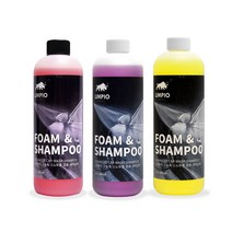 림피오 폼앤샴푸 500ml 1L 4L 갤런 윤활력 냄새 좋은 안전한 중성 세차버킷용 카샴푸 (14시 이전 당일출고), 노랑(500ml)