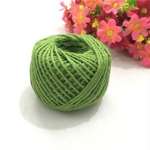 마닐라로프 삼줄 줄다리기줄 1롤 50M 자연 삼베 황마 꼬기 코드 대마 로프 문자열 2mm 소박한 포장 선물 웨, 01 1