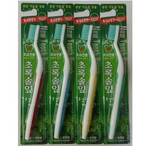 초록솔잎 항균 기능성 칫솔 아치형 틈새슬림모 치과칫솔, 1개