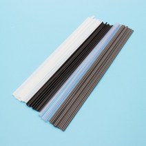 플라스틱 용접봉 ABS PP HDPE PPR PVC UPVC CPVC 범퍼 수리 납땜 스틱 전극 핫 공기 총 용접기 용접, 01-Black 1m 2pcs, 01-ABS