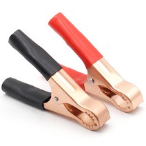악어집게 악어클립 1-20Pcs 50A 레드 + 블랙 80mm 악어 자동차 캐러밴 밴 배터리 테스트 리드 클립 베스트, [10] 20pcs Red