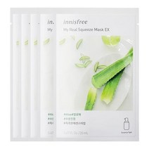 경기점 이니스프리innisfree 마이 리얼 마스크 알로에 20ml x 5매, 단품