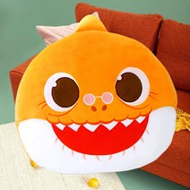 핑크퐁 아기상어 벨라 얼굴 큐션 낮잠 캐릭터 쿠션