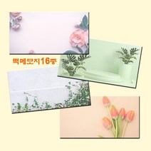 예닮 다쿠용 직사각형 메모지 떡메모지 캐릭터메모지 떡메 귀여운메모지 감성 예쁜 메모지 칼라 떡메모지 도안 떡메 인쇄 스티커 떡메모지제작, 플랜트