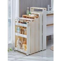 폭좁은서랍장 9cm 주방 틈새 선반 초소형 조립식 이동수납, 폭10cm높이109.55단화이트탑커버