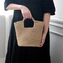 헤링본 라탄백 - 코바늘 여름 가방 만들기 diy 키트 04 화이트, 1개