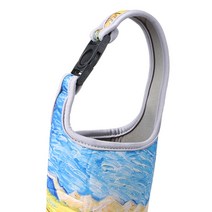 텀블러백 에코백 숄더 스트랩이 있는 네오프렌 슬리브 액세서리 물병 커버 컵 머그 홀더 텀블러 캐리어 파우치