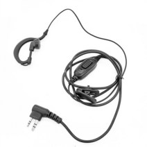 RISENKE-g 모양 귀의 tc 620 700 부품 헤드폰 이어폰 마이크 ptt 이어피스 전화 헤드셋 파라 하이테라 hyt, 01 g shape