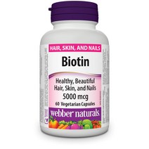 캐나다 웨버네추럴 콜라겐30, 13.웨버네추럴 비오틴 500mcg 60vc x 2개