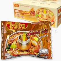 월드푸드 태국라면 와이와이 똠양 쉬림프 크림 똠냠 WAIWAI TOMYUM, 30개입