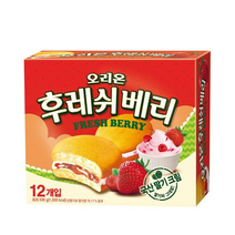 오리온 딸기 후레쉬베리, 336g, 12박스