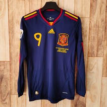 축구져지 축구 긴팔 운동복 유니폼 저지 세트 2010년 FIFA 월드컵 스페인 원정 복