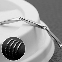 써지컬 스틸 목걸이 대나무 체인 목걸이 2mm