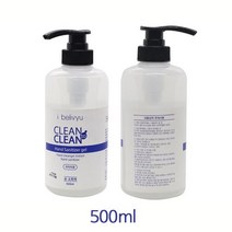 클린투클린 펌프형 손 소독젤, 500ml, 1개