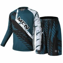 MCN MTB 산악자전거 긴팔+반바지 의류 세트 스피디