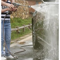고압 세차건 차량용 워터건 호스 15M 100P 하우스 원예용 분사기 청소 다가구주택 빌라 베란다 파워