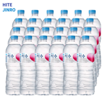 진로석수 1리터 생수 미네랄광천수 가정용생수배달, 24개