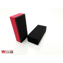 위더스 멀티 유리막 코팅 EVA 패드, 블럭+스웨이드5P세트, 블랙