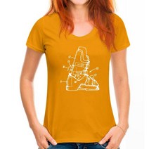 겨울 스노우 스포츠 스키 부츠 특허 티셔츠 청사진 프린트 스노우 겨울 스포츠 선물 p268, 11 WoMen Ginger_09 4XL