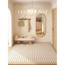 대형 PVC 매트인테리어발매트 주방매트 싱크대 PVC매트 매트 거실 거실매트 복도 인테리어, E. 브라이언 카멜+스퀘어