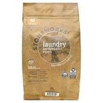 그랩그린 스톤웍스 세탁 세제 포드 오크 트리 750g 50회분 Grab Green Stoneworks Laundry Detergent Pods Oak Tree