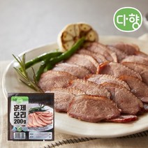 다향 [다향오리]녹차먹인 다향오리 훈제슬라이스 200g×12팩＋소스12봉, 단품없음
