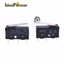 2pcs 3D 프린터 Ultimaker 리미트 마이크로 스위치 OMRON SS-5GL/5GL2 5A 125V 1.47N 마우스 버튼 Fretting, 01 SS-5GL-2
