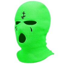 3 홀 니트 스키 마스크 자수 믿음 크로스 balaclava 니트 비니 겨울 풀 페이스 스키 마스크 페이스 커버 야외 스포츠, 그림 22와 같이