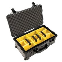 펠리칸 1510 폼 케이스 (카메라 총 장비 다용도) 블랙, Black_With Trekpack and Foam