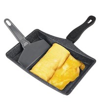 분리형 멀티 포트 라면 캠핑 휴대용 쿠커 타마고야키 냄비 두꺼운 계란 탄 Maifan 스톤 논스틱 팬 일본 롤 프라이팬 오믈렛, A