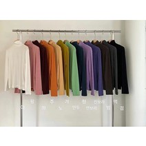 텐셀목폴라 목폴라티 지금 한국 동대문 구매 호반 여성 22 가을 겨울 캔디 컬러 하이