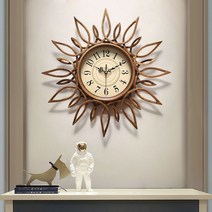 철제 벽시계 무소음벽시계 인테리어 엔틱벽시계 예쁜벽시계, (43*43cm)