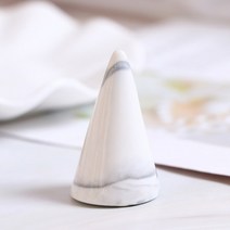 디피용 아크릴진열대 박스 케이스 네일 매니큐어 주얼리 악세사리 회전 진열대 진열장 목걸이 거치대 대형 1 pc 링 디스플레이 스탠드 트레이 세라믹 핑거 콘 홀더 대리석 장식 쥬얼리